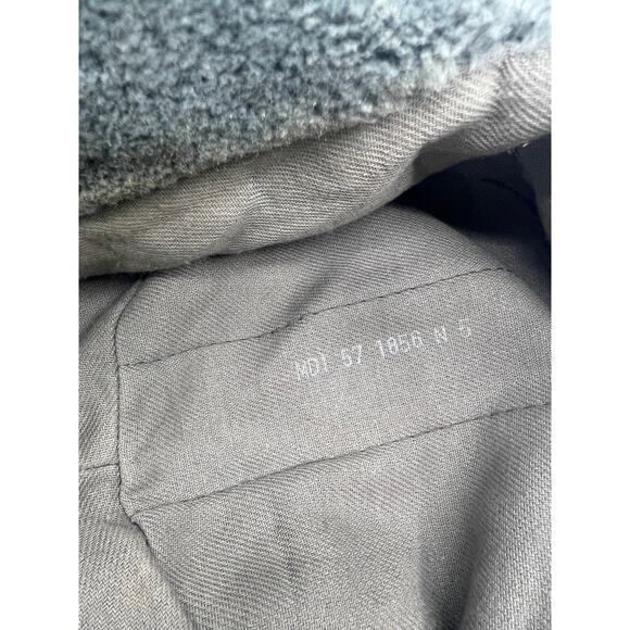 Size 57 East German MdI Winter Hat Dated 1967 Grey Military Police - Picture 5 of 6